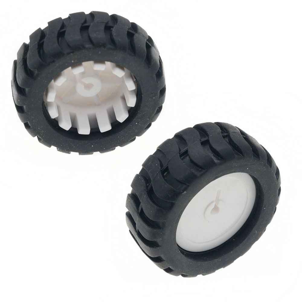 Geared Motor - D-axis rubber tire Robot Accessories 43MM