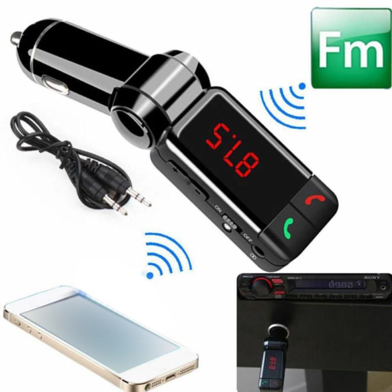 Robot Bluetooth Car - BC06 Car Bluetooth-compatible Fm Transmitter Car