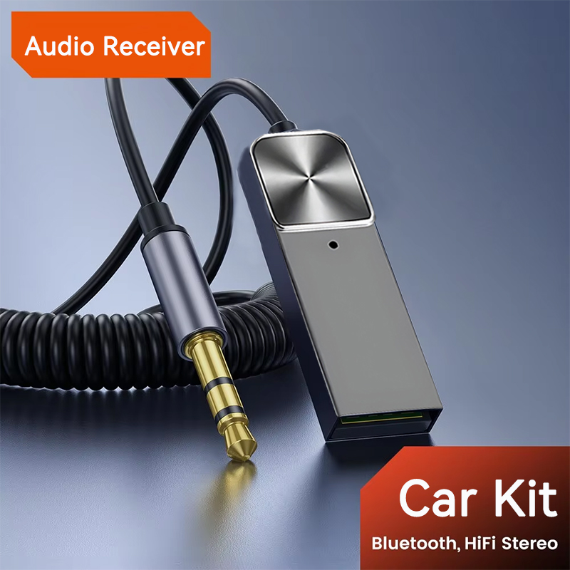 Robot Bluetooth Car - Bluetooth 5.5 Car Kit AUX Audio