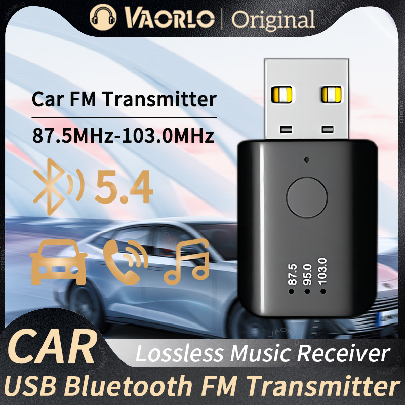 Robot Bluetooth Car - Bluetooth 5.4 FM Transmitter With Mic