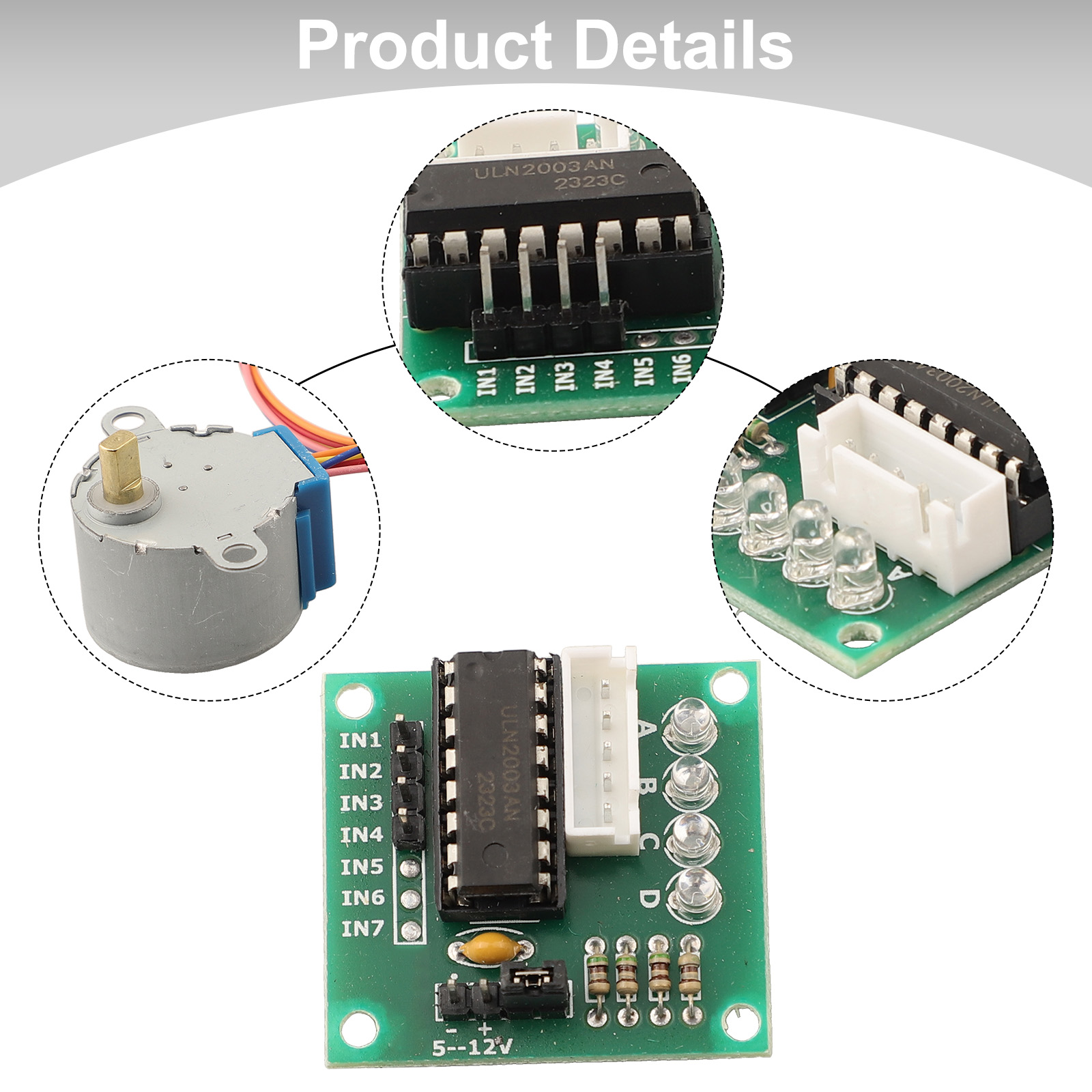 5V 4-Phase Stepper Motor 28BYJ - Uln2003 Driver 评论和价格