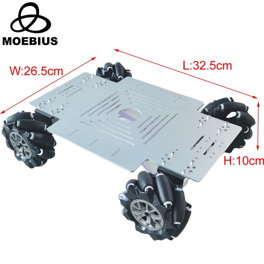 MOEBIUS 26KG Load 4WD Mecanum  - Arduino Robot 评论和价格