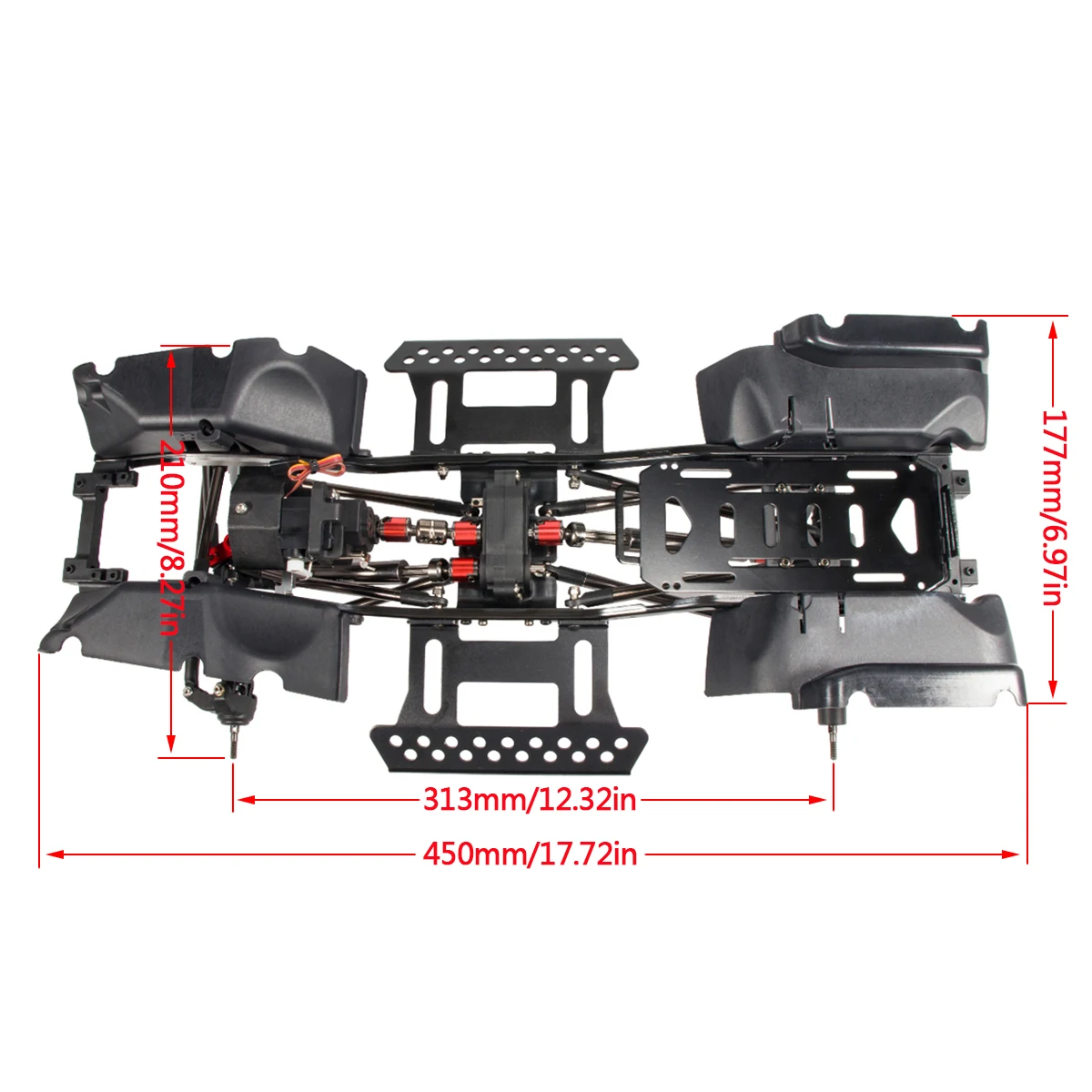 1/10 RC Crawler Chassis Kit wi - Robot Car Kit 评论和价格