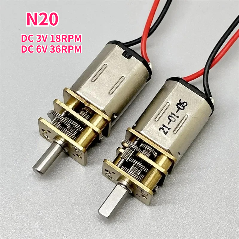 N20 DC 3V 18rpm 6V  36RPM  Min - Geared Motor 评论和价格