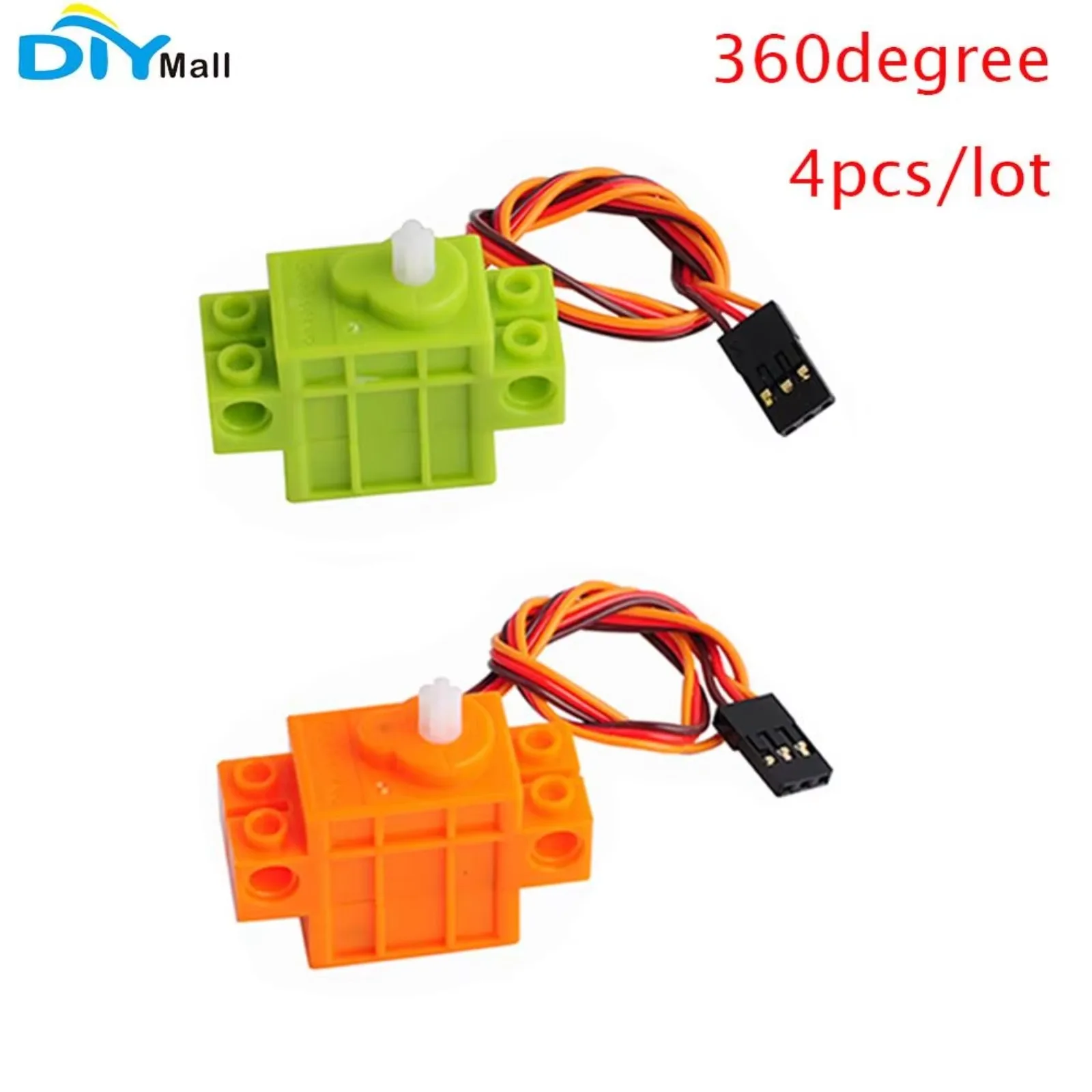 4pcs Geekservo 360 Degree Cont - Microbit Robot 评论和价格