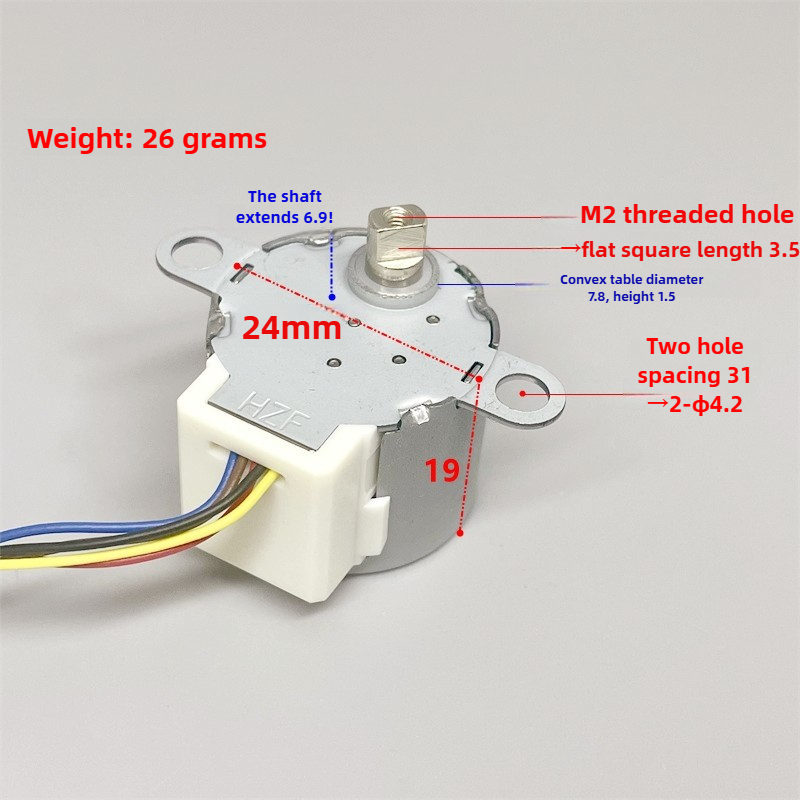 24BYJ48  DC 5V Stepper Motor D - Geared Motor 评论和价格
