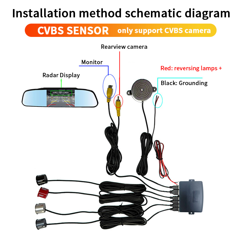 4.3 Inch Car Rearview Mirror R - Infrared Obstacle Sensor 评论和价格