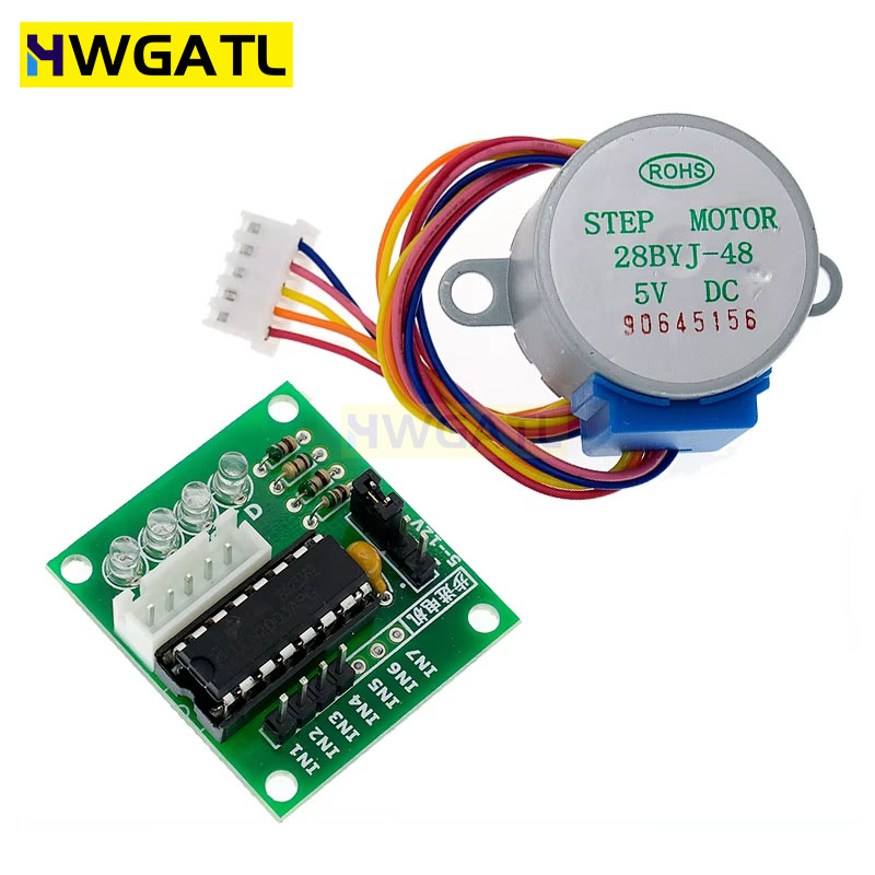 HWGATL 5V 4-Phase 28BYJ-48 DC  - Uln2003 Driver 评论和价格