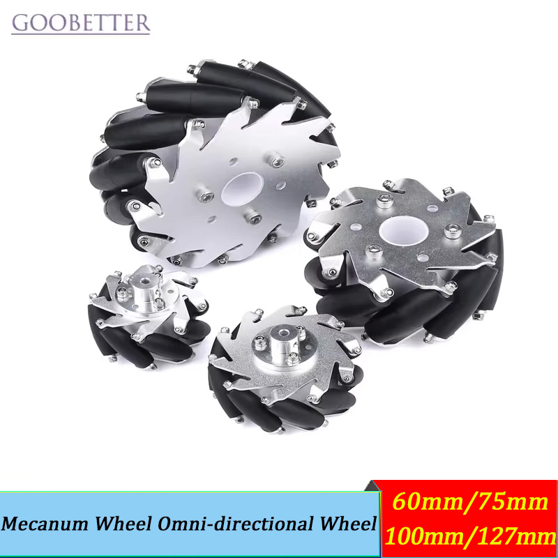 4pcs 60-127mm Mecanum Wheels O - Omni Wheel 评论和价格