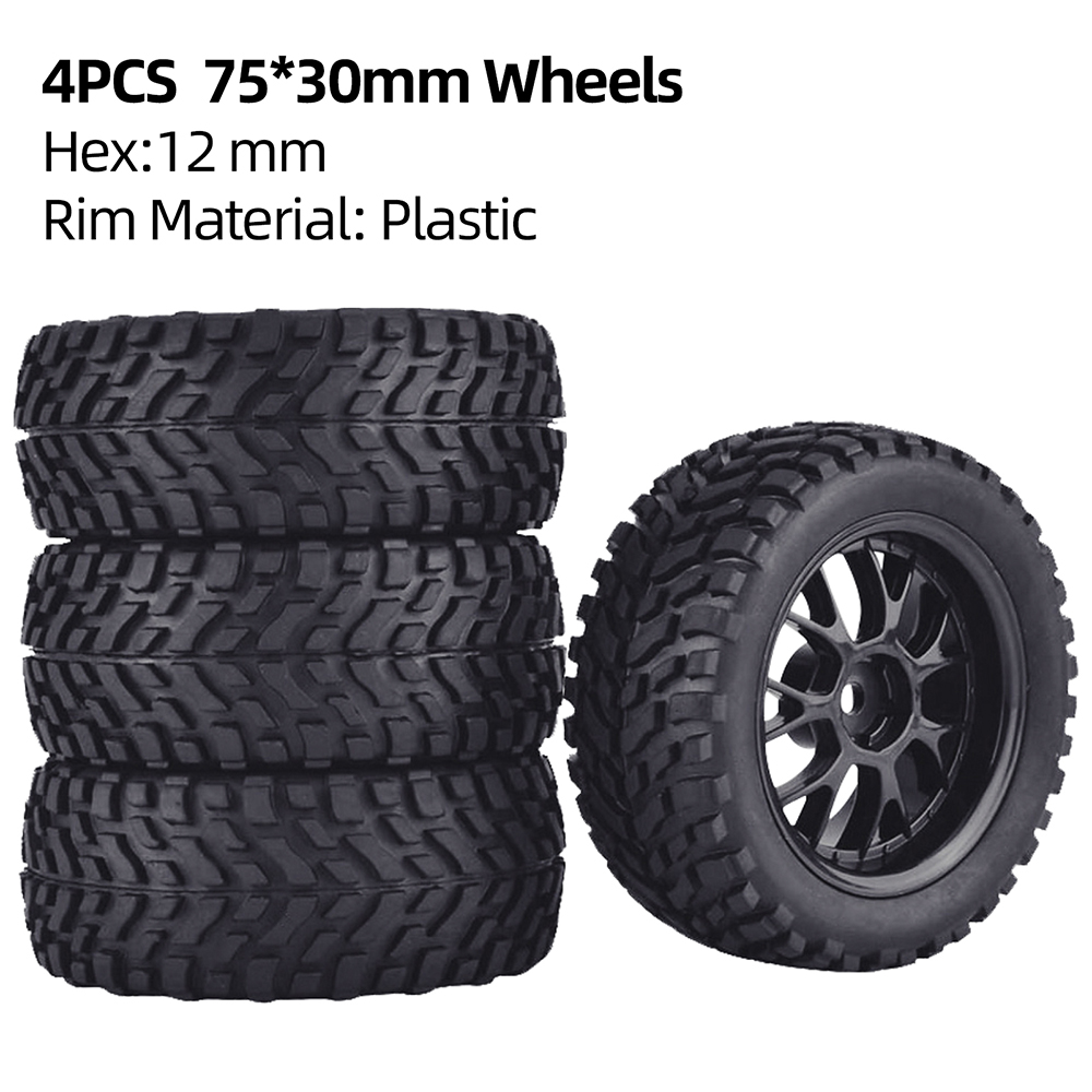 9imod 4Pcs 75mm Rubber RC Whee - Omni Wheel 评论和价格