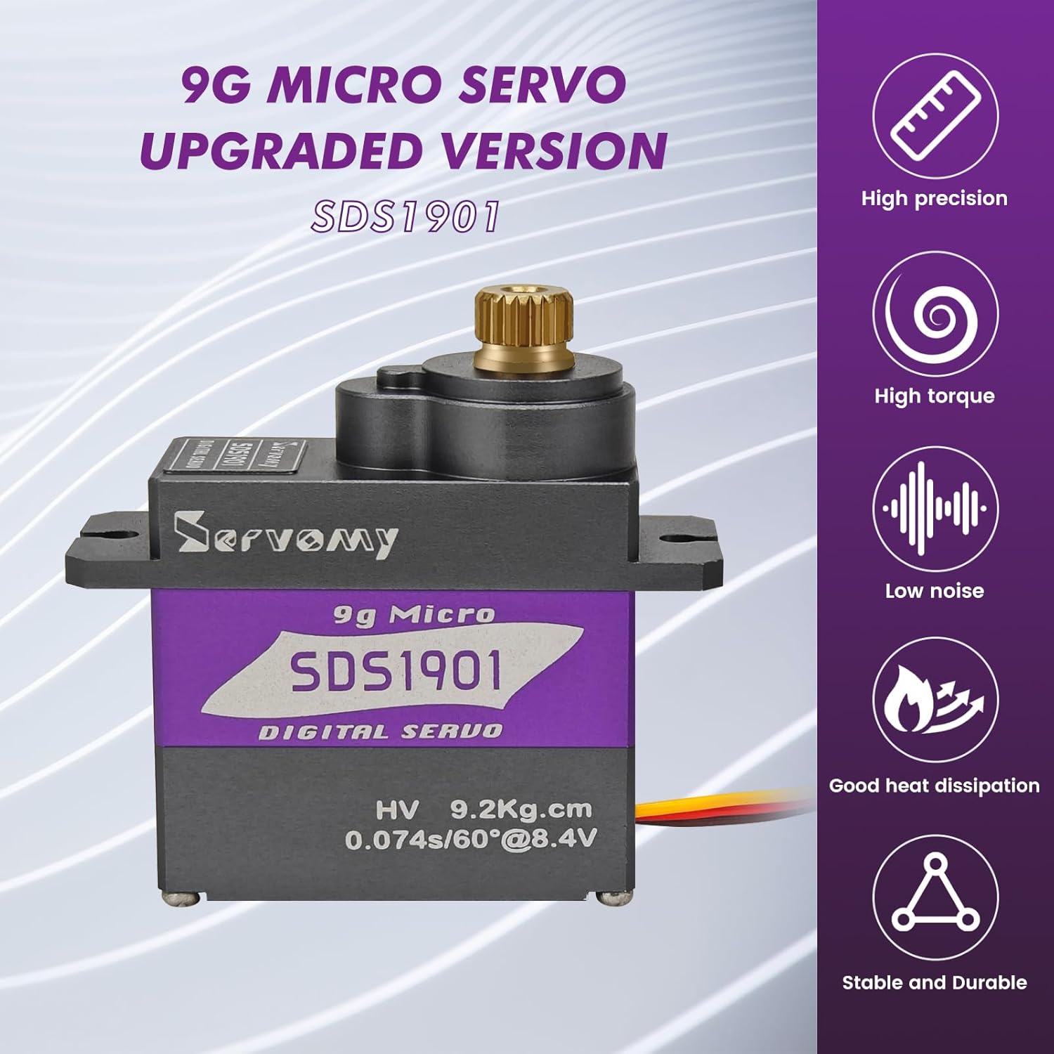 SERVOMY-SDS1901 Digital 9G Mic - Arduino Robot 评论和价格