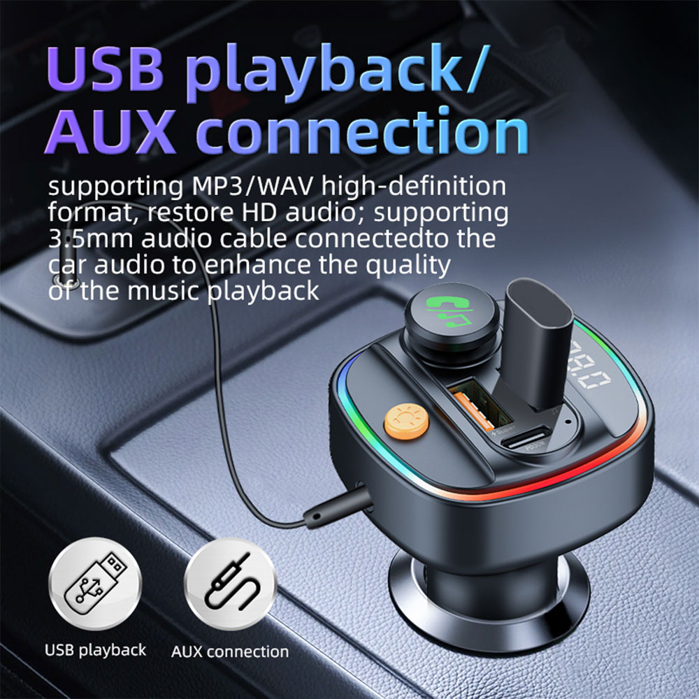 Bluetooth 5.4 FM Transmitter H - Robot Bluetooth Car 评论和价格