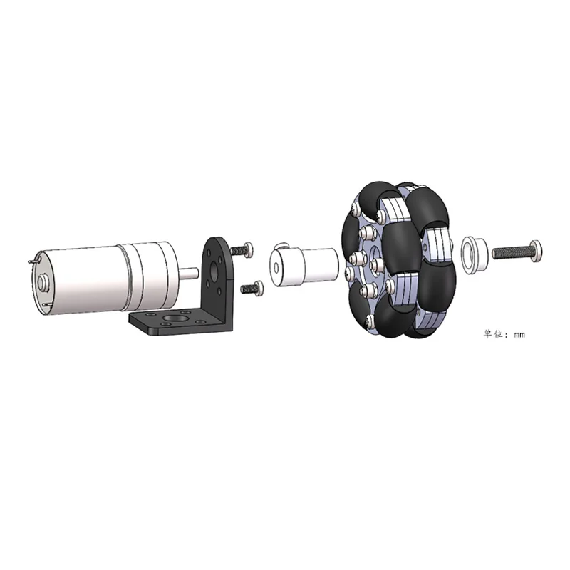 82mm Aluminum Double  Omni-Dir - Omni Wheel 评论和价格