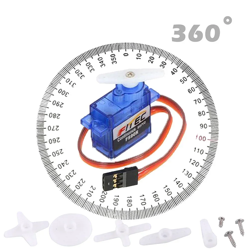4Sets Feetech FS90R Servo 360  - Micro Servo 评论和价格