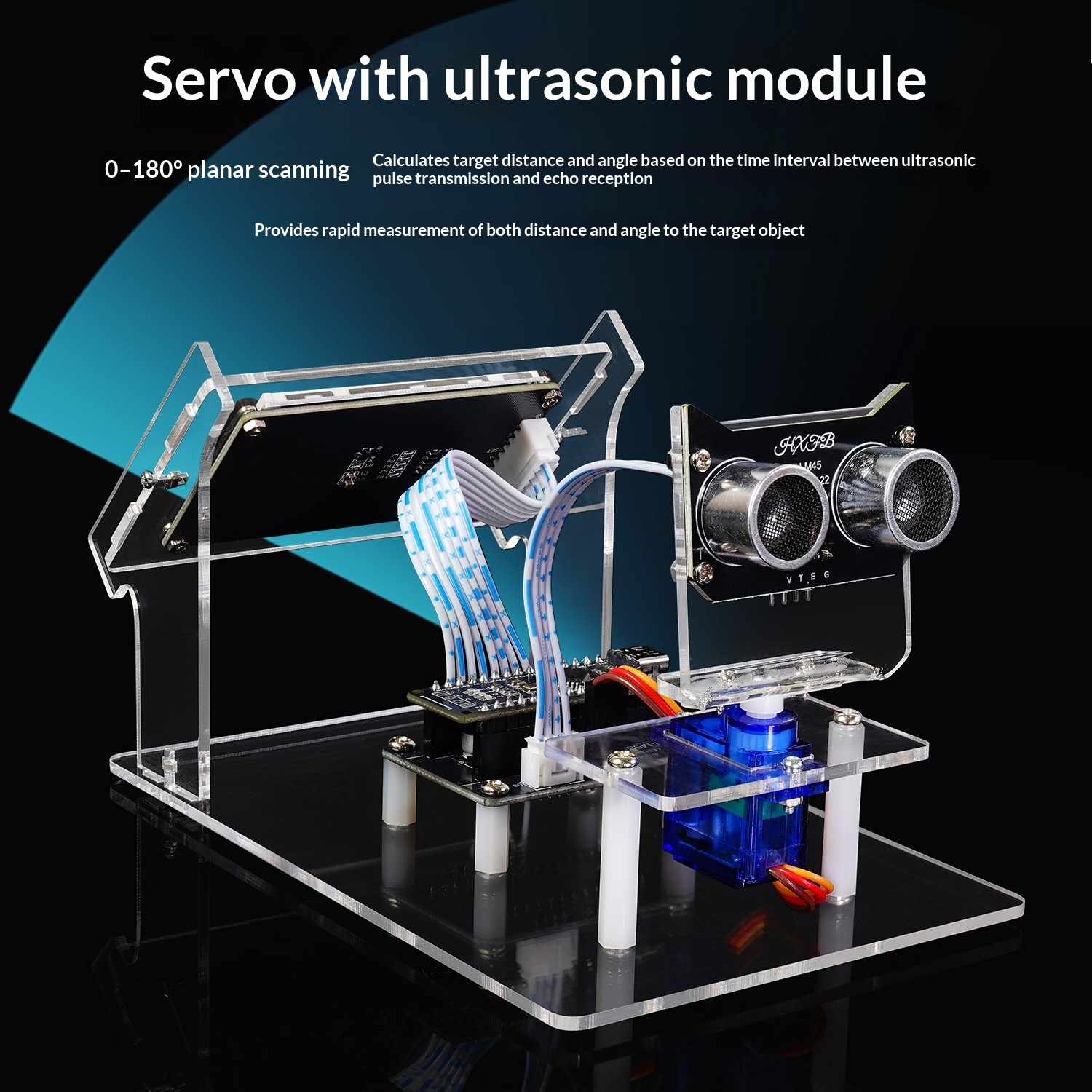 Ultrasonic Sensor Radar Scanne - Servo Kit 评论和价格