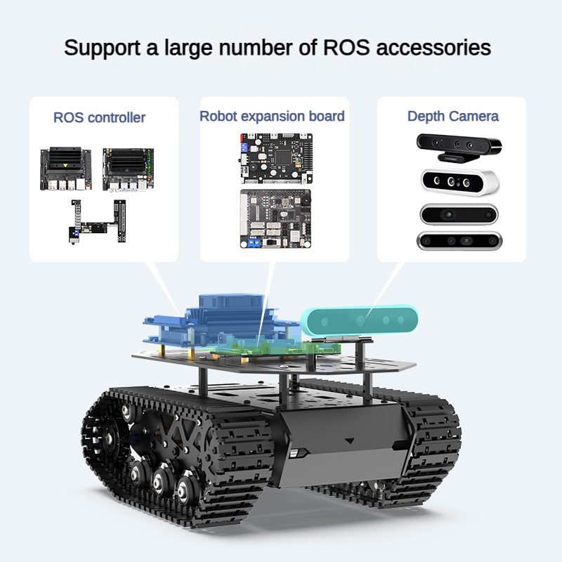 RC Tank 10KG Load Strong Shock - Tracked Robot Chassis 评论和价格