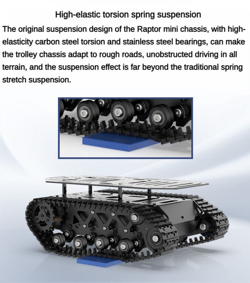 RC Tank 10KG Load Strong Shock - Tracked Robot Chassis 评论和价格
